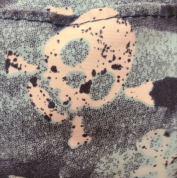 Blue bucket style hat with skull print - Picture 4 of 4